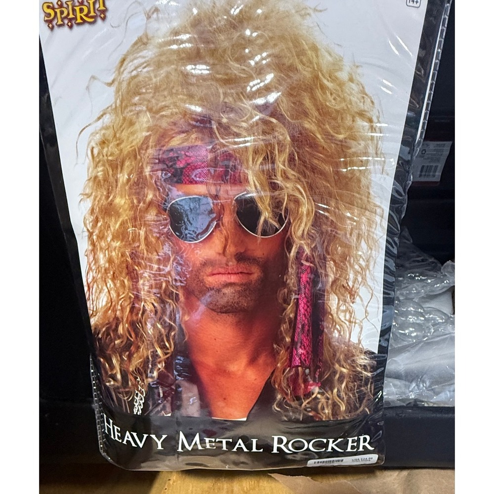 Spirit Halloween Heavy Metal Rocker Wig